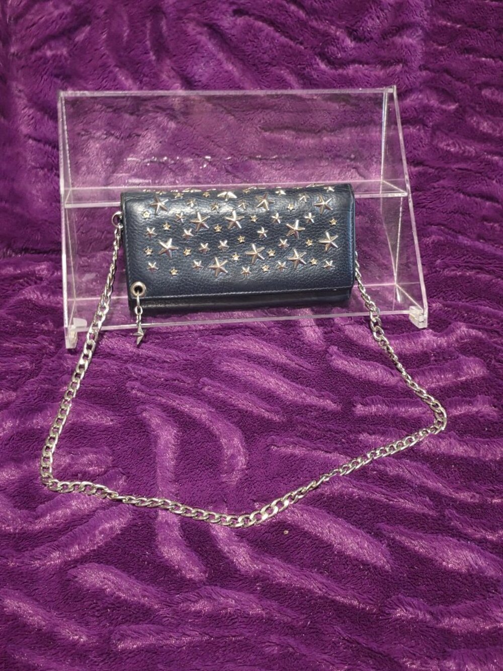Jimmy Choo Milla Star Studs Wallet/Crossbody